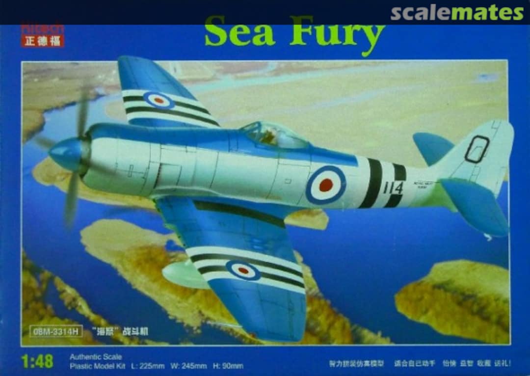 Boxart Sea Fury 08M-3314H Kitech