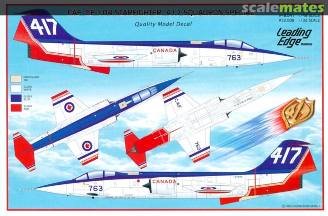 Boxart CAF CF-104 Starfighter 417 Squadron Special 48.041 Leading Edge