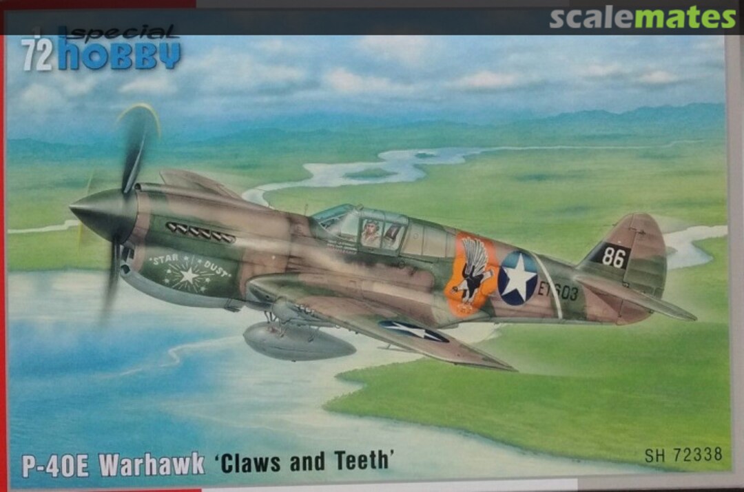 Boxart P-40E 'Claws and Teeth' SH72338 Special Hobby