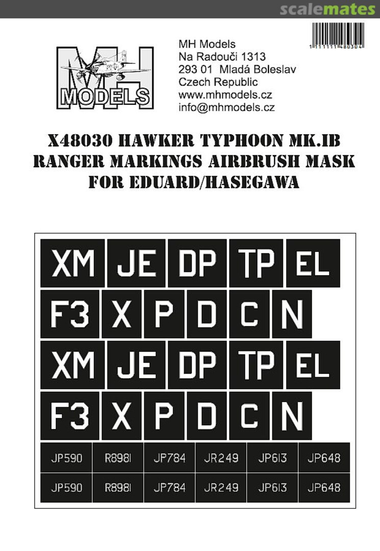 Boxart Hawker Typhoon Mk.IB Ranger Markings X48030 MH Models