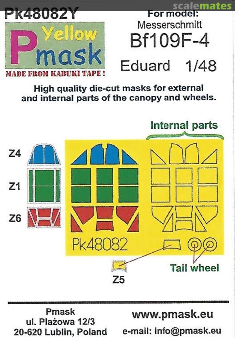 Boxart Bf109F-4 Pk48082Y Pmask
