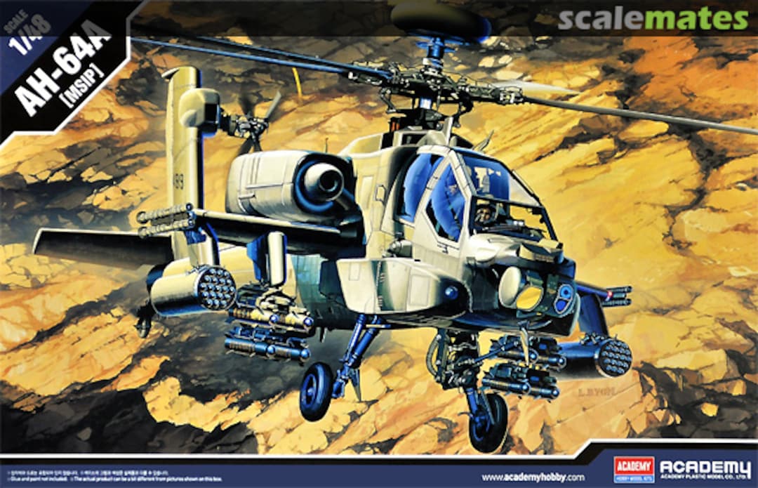 Boxart AH-64A (MSIP) 12262 Academy