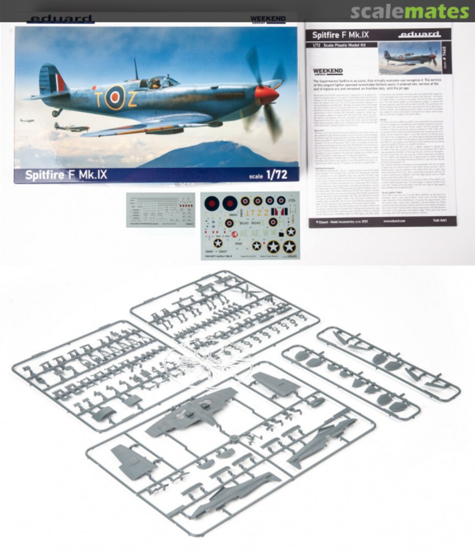 Contents Spitfire F Mk.IX 7460 Eduard