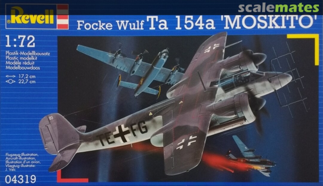 Boxart Focke-Wulf Ta 154a "Moskito" 04319 Revell