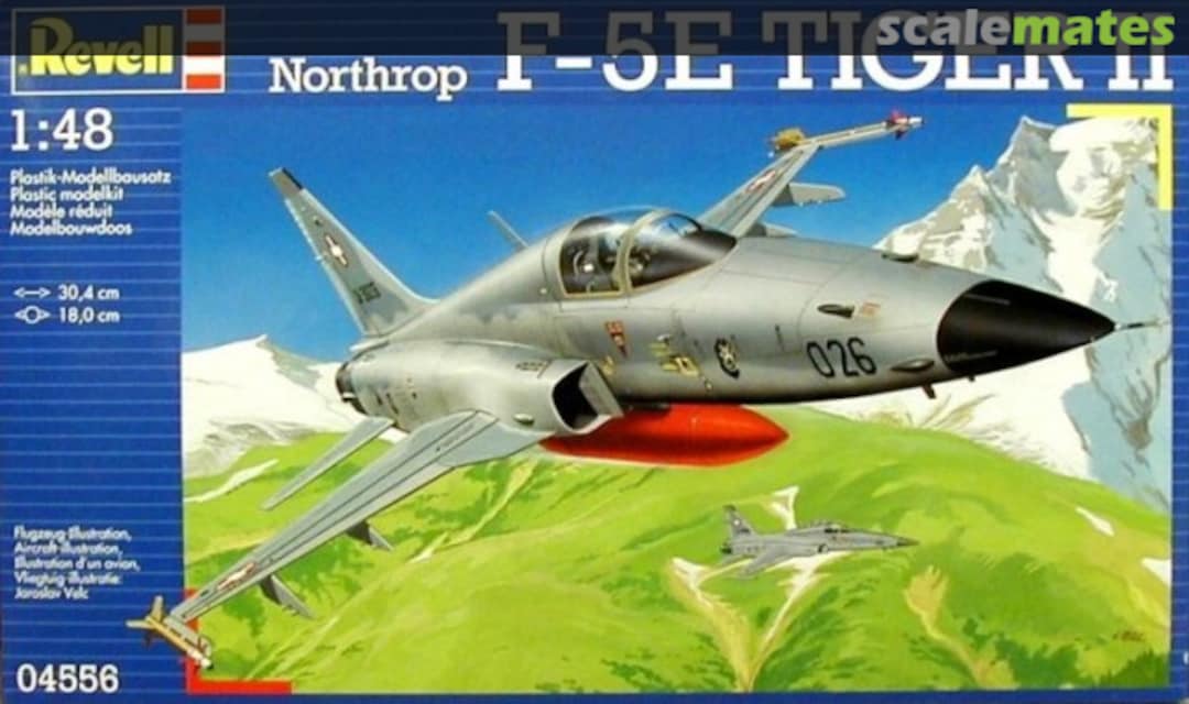 Boxart Northrop F-5E Tiger II 04556 Revell