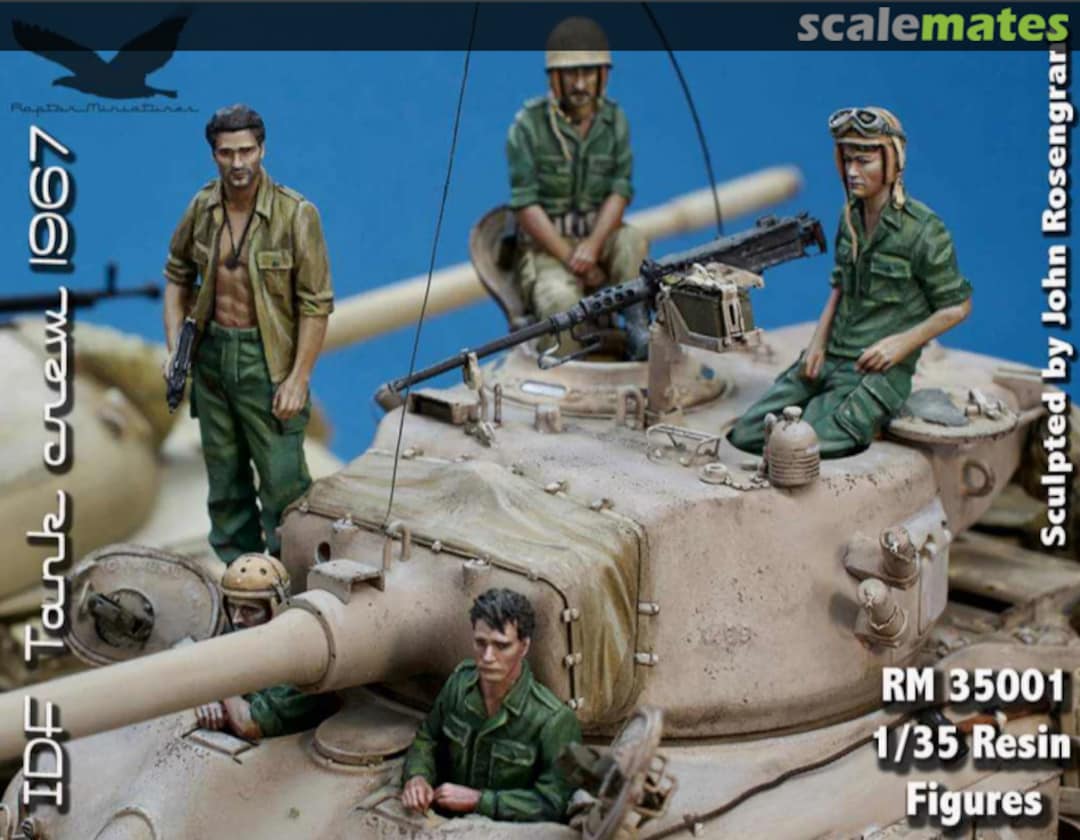 Boxart IDF Tank Crew 1967 RM 35001 Raptor Miniatures