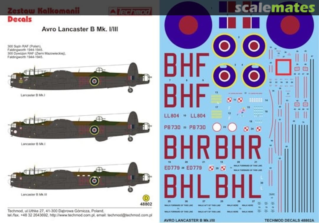 Boxart Avro Lancaster B.I 48802 Techmod