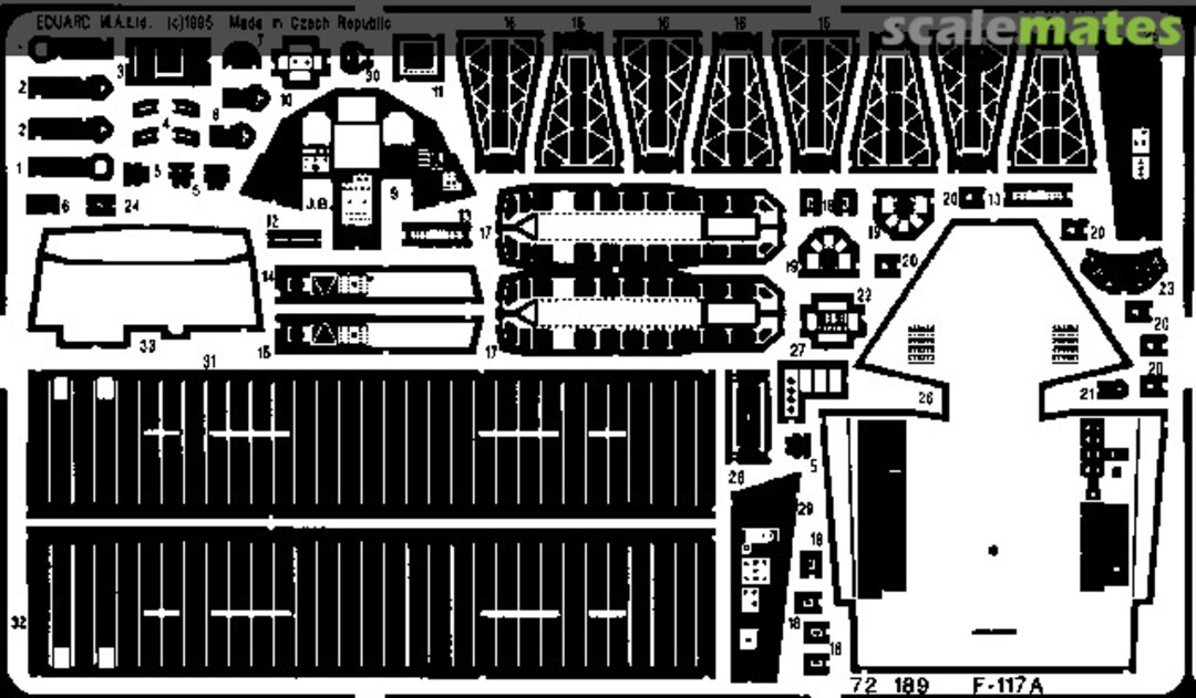 Boxart F-117A Nighthawk 72189 Eduard