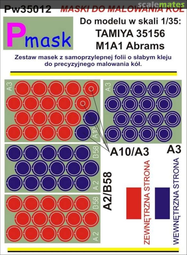 Boxart M1A1 Abrams PW35012 Pmask