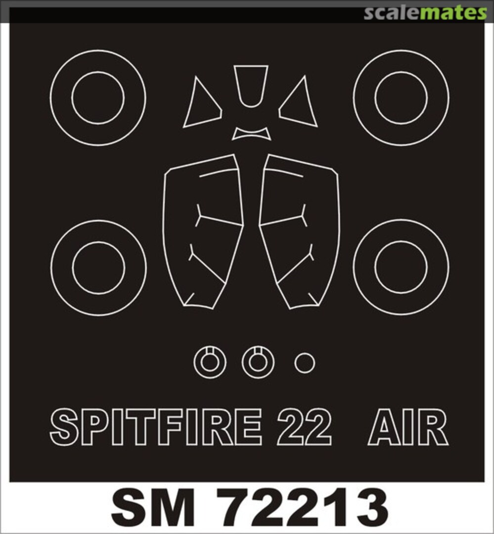 Boxart Spitfire Mk.22 SM72213 Montex