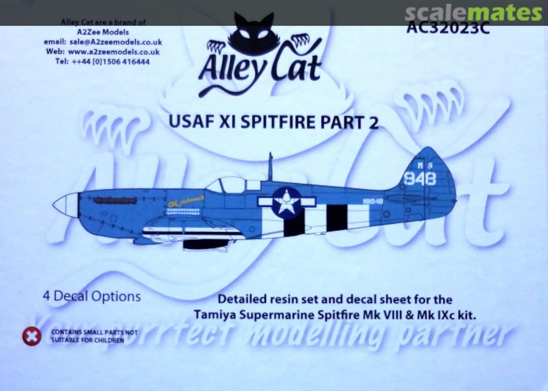 Boxart USAF XI Spitfire Part 2 AC32023C Alley Cat