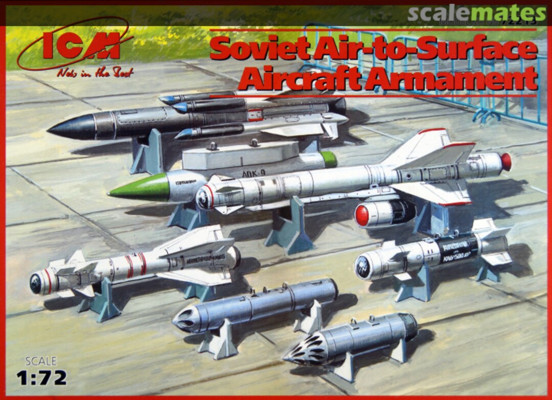 Boxart Soviet Air-to-Surface Aircraft Armament 72213 ICM