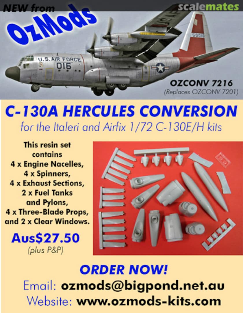 Boxart C-130A HERCULES CONVERSION OZCONV7216 OzMods