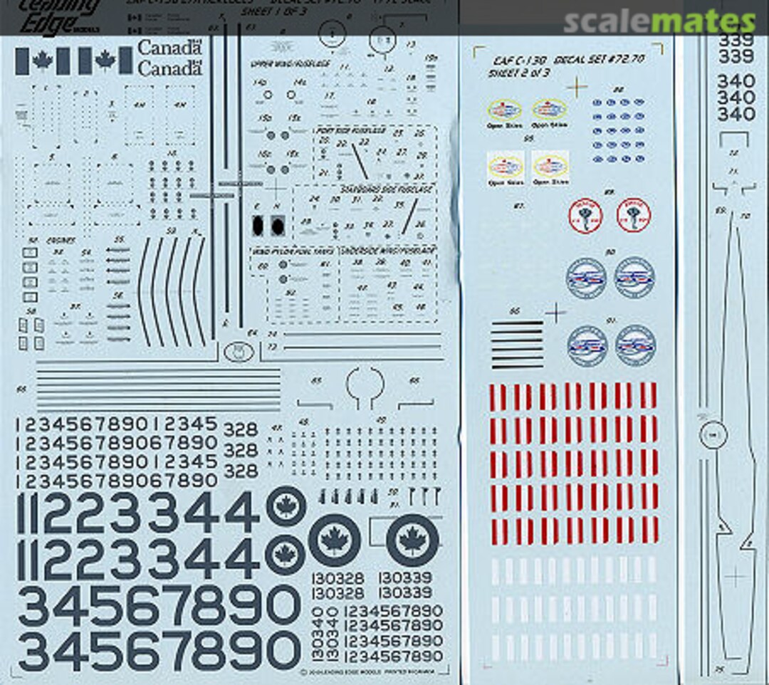 Boxart C-130 E/H Hercules 72.70 Leading Edge