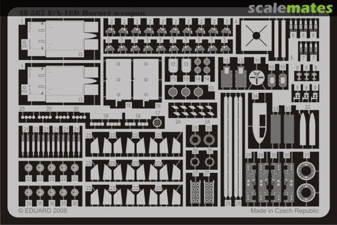 Boxart F/A-18D Hornet - Weapon 48587 Eduard