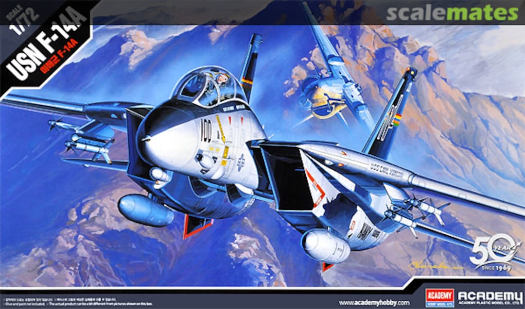 Boxart USN F-14A 12471 Academy