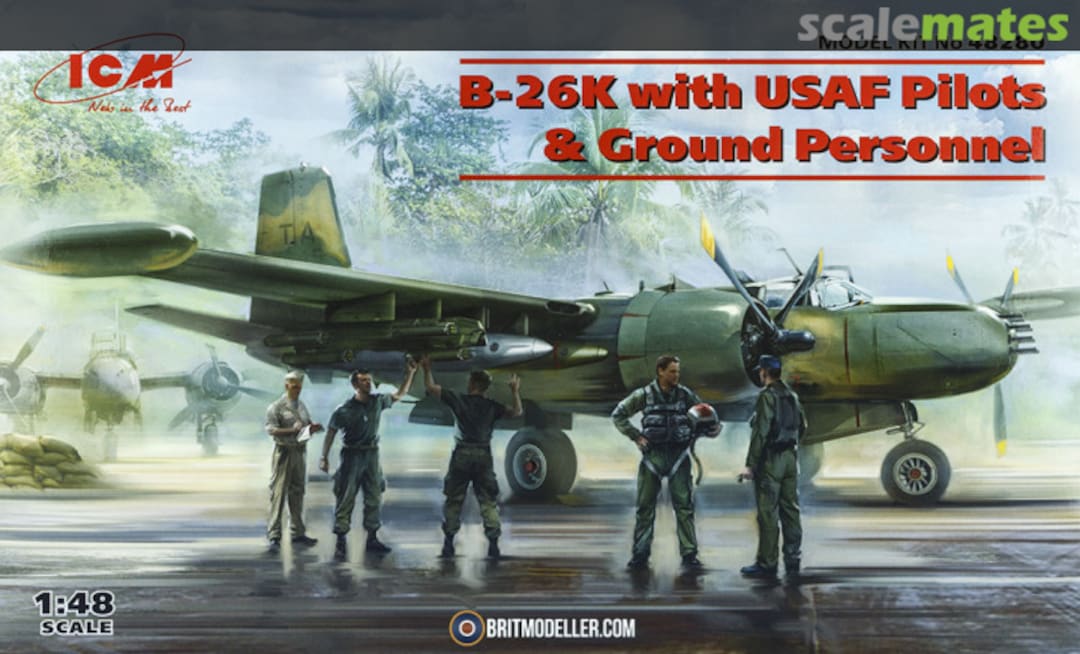 Boxart Douglas B-26K Counter Invader 48280 ICM