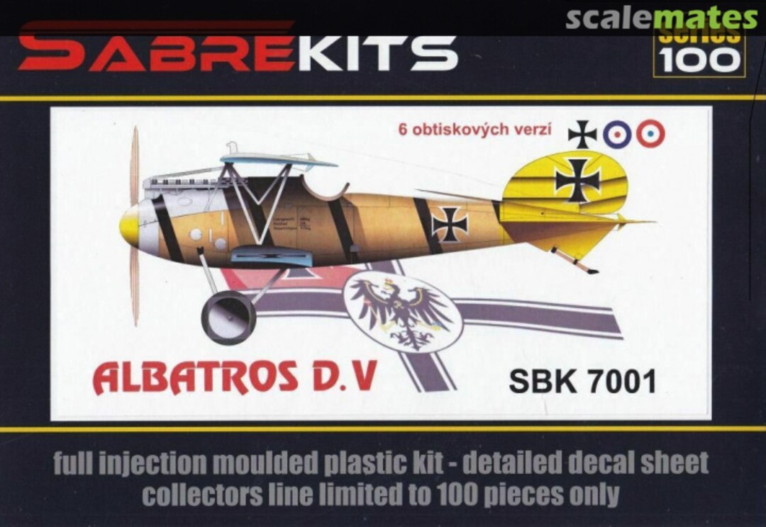 Boxart Albatros D.V SBK7001 SabreKits