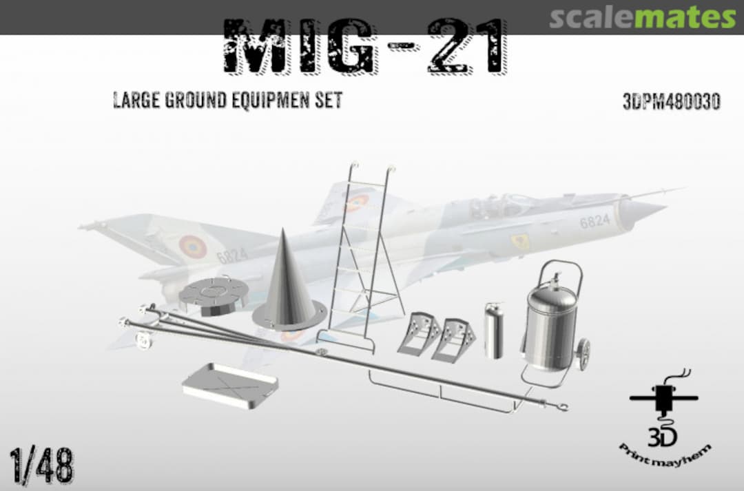 Boxart Large Ground Equipment set for Mig-21 3DPM48030 3D Print Mayhem