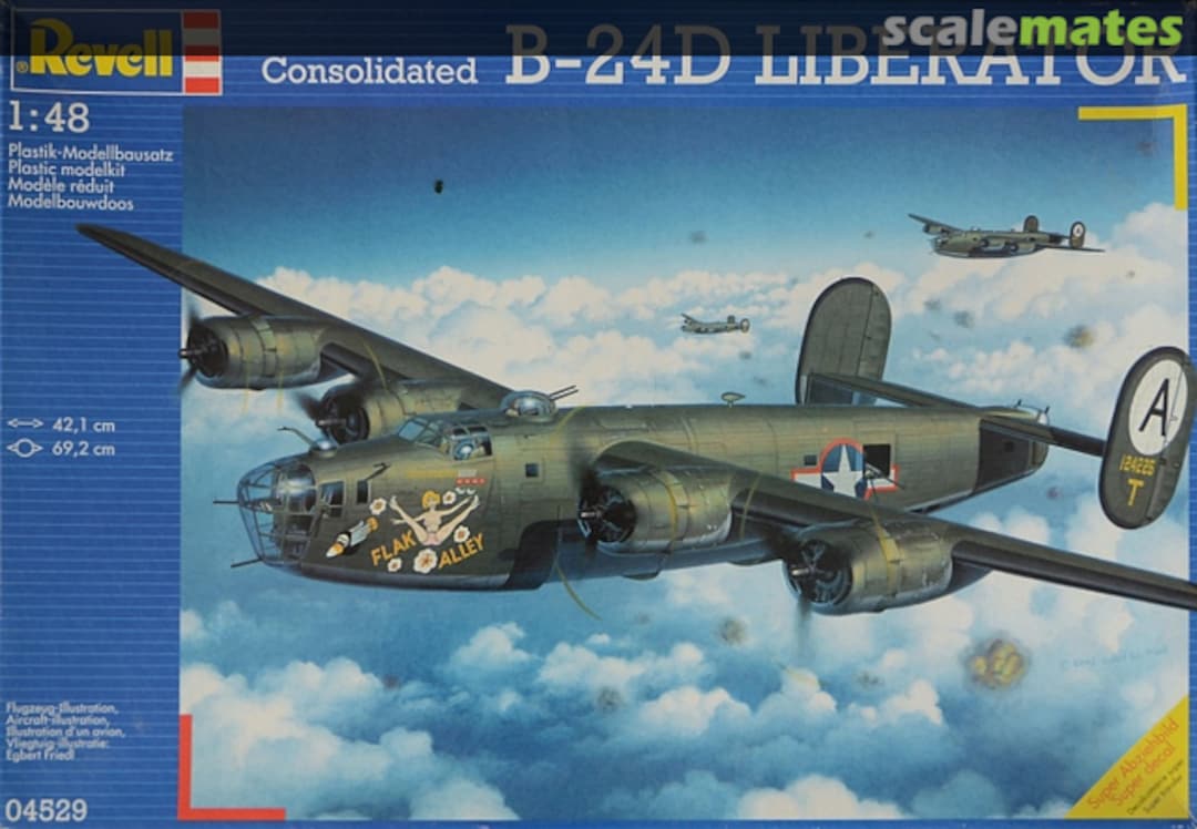 Boxart Consolidated B-24D Liberator 04529 Revell