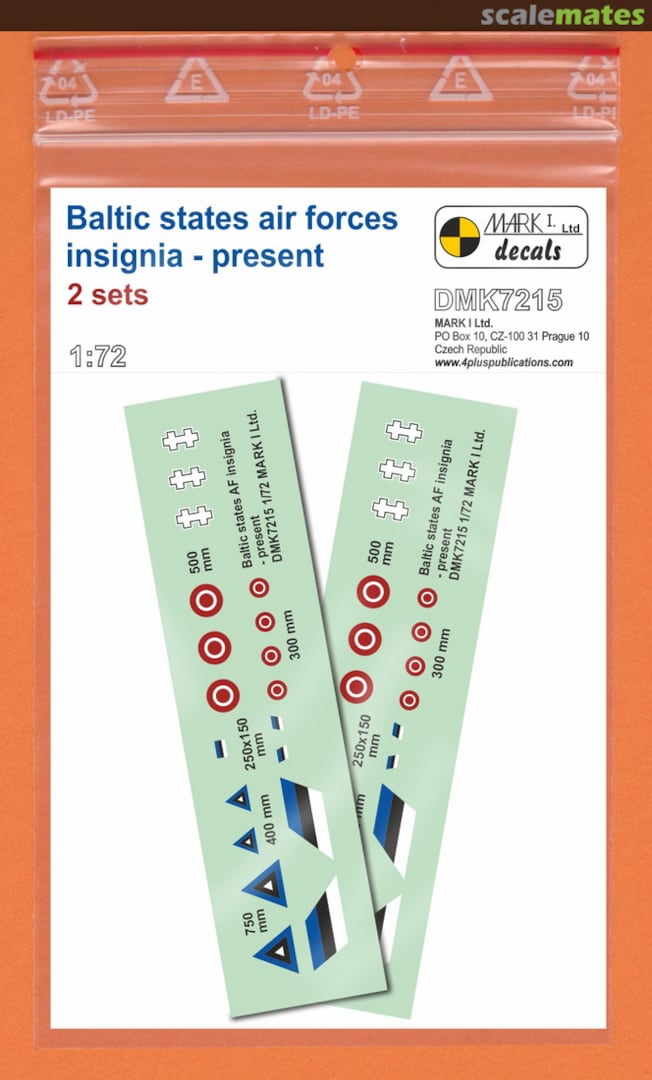 Boxart Baltic states air forces – Insignia, current DMK7215 Mark I