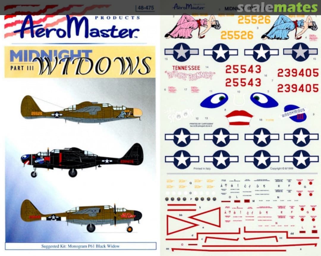 Boxart Midnight Widows 48-475 AeroMaster