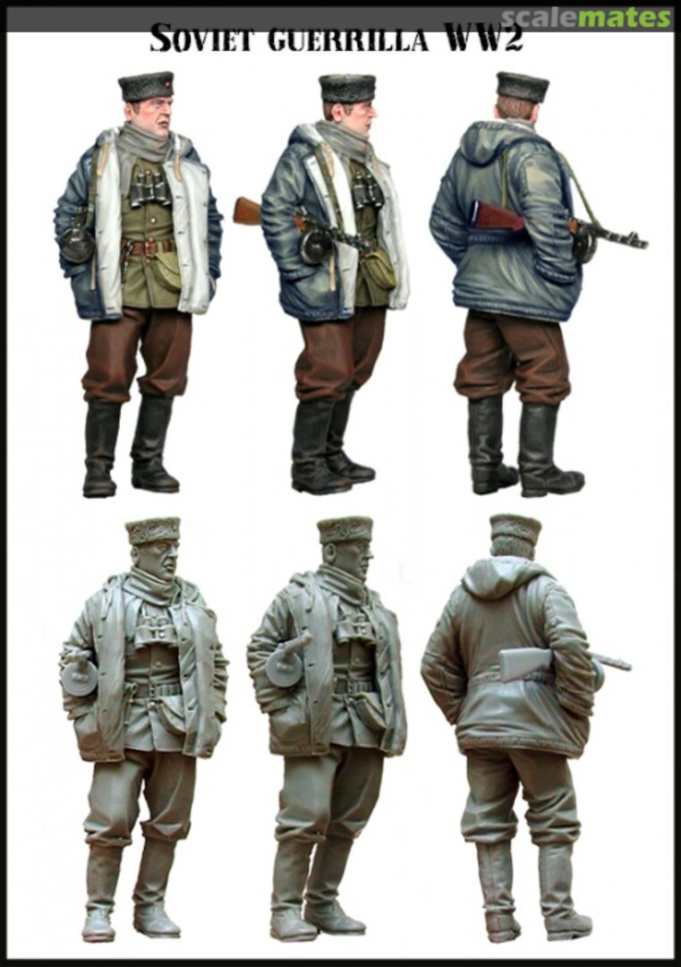 Boxart Soviet Guerrilla WWII EM-35028 Evolution Miniatures