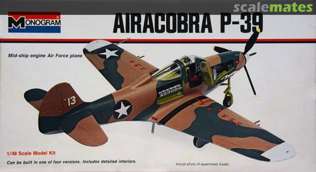 Boxart Airacobra P-39 6844 Monogram