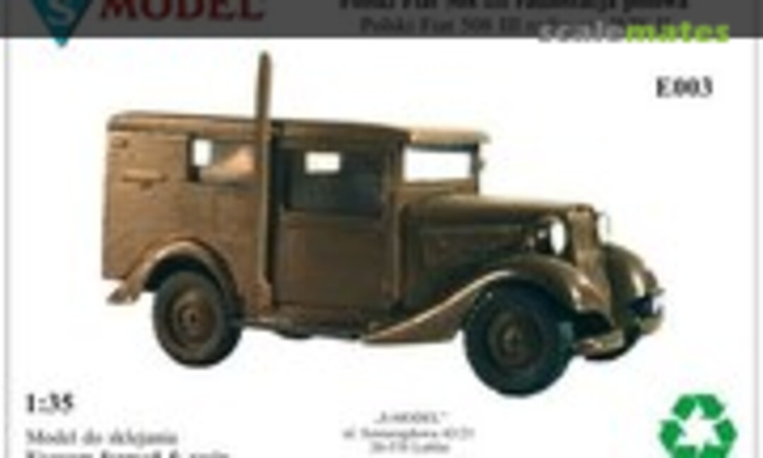 1:35 Polski Fiat 508 III radio car (S-Model (Poland) E003)