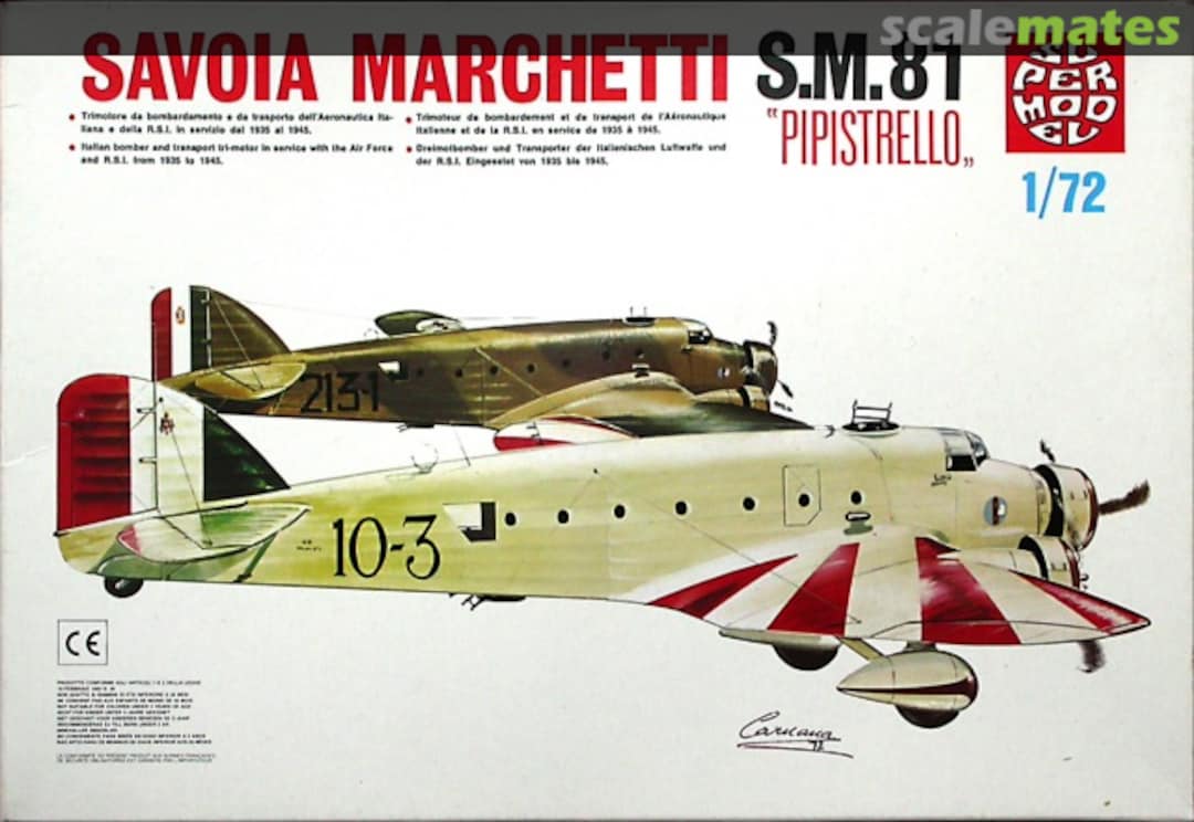 Boxart Savoia Marchetti S.M.81 "Pipistrello" 10-008 Supermodel