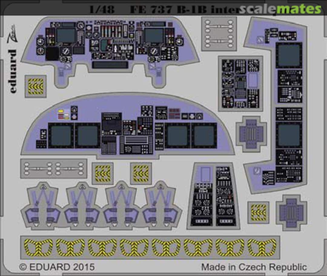 Boxart B-1B interior S.A. FE737 Eduard