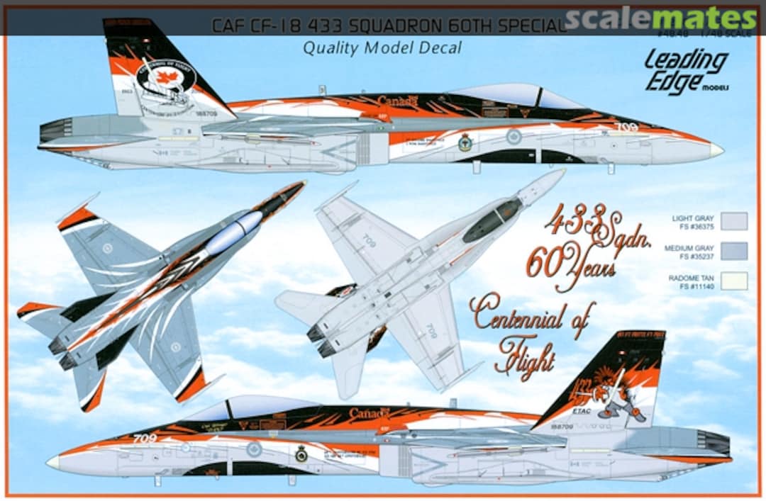 Boxart CAF CF-18 433 Squadron 60th Special 48.48 Leading Edge