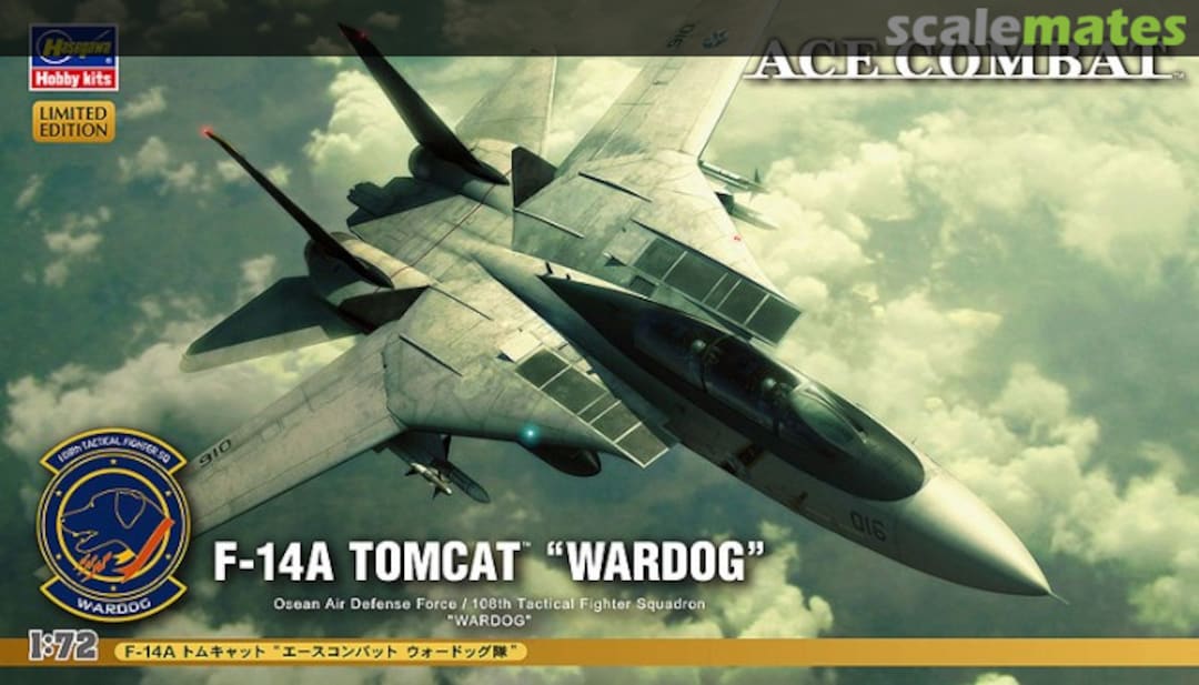 Boxart F-14A Tomcat "Wardog" 52135 Hasegawa