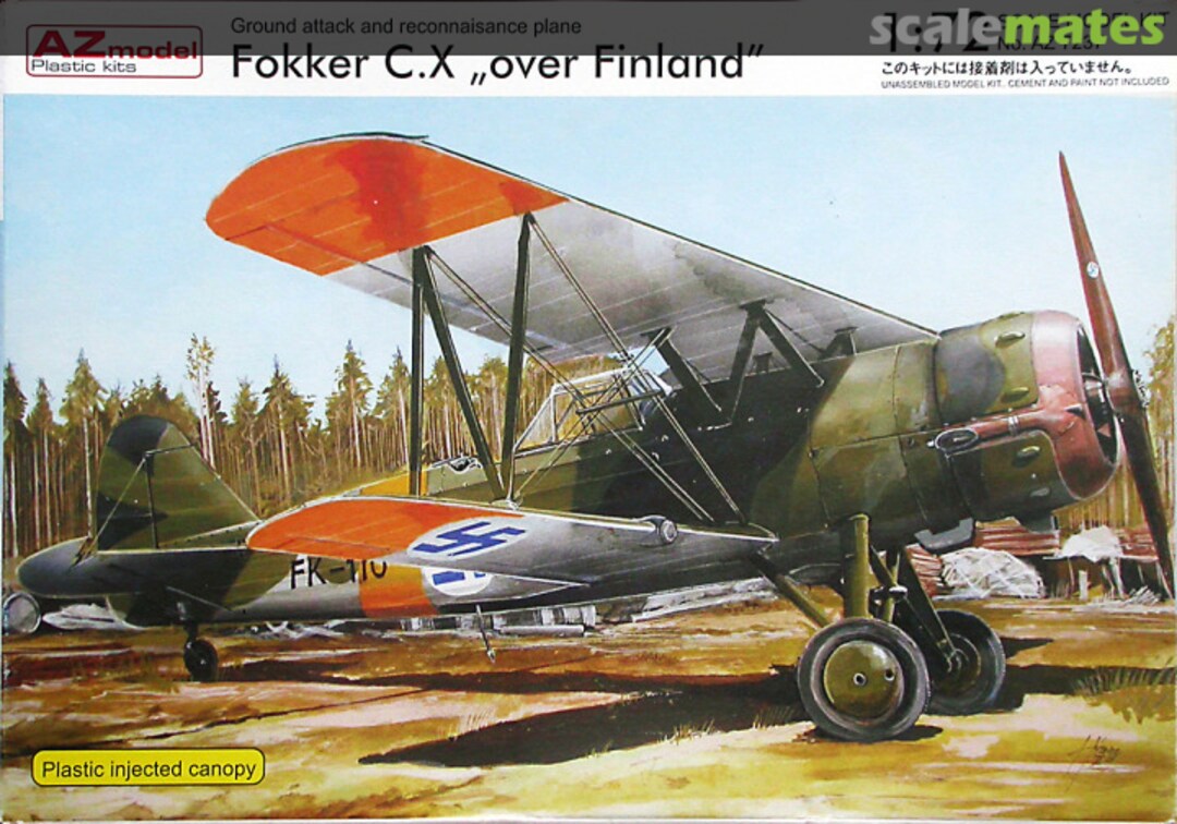 Boxart Fokker C.X AZ7237 AZmodel