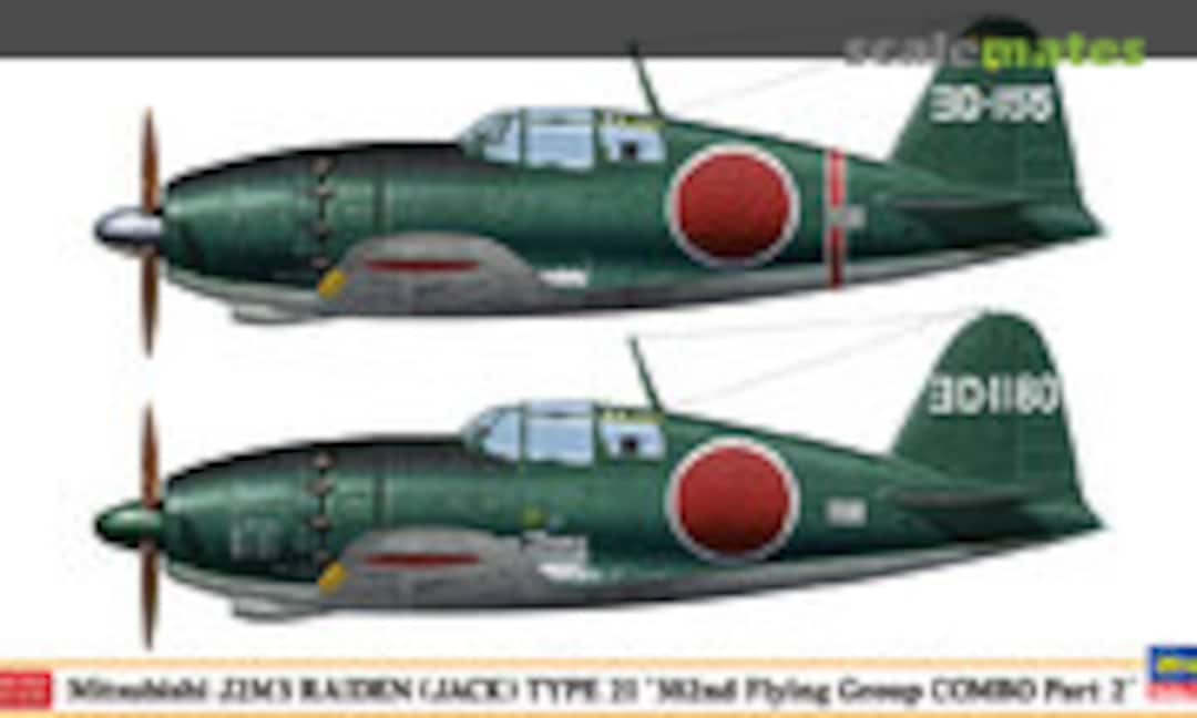 1:72 Mitsubishi J2M3 Raiden (Jack) Type 21 `302nd Flying Group Combo Part 2´ (Hasegawa 02234)