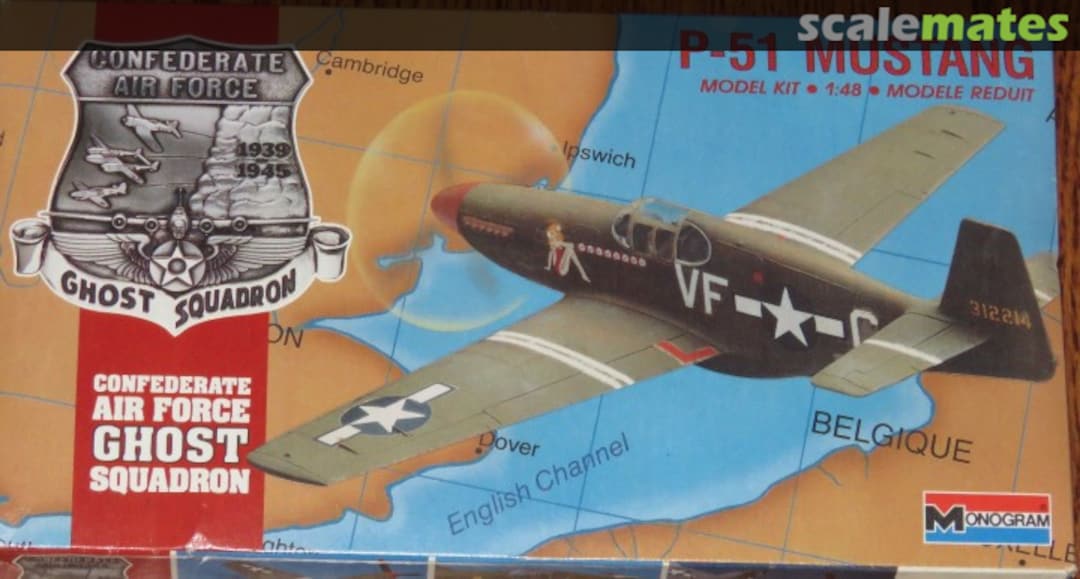 Boxart P-51 Mustang 5214 Monogram