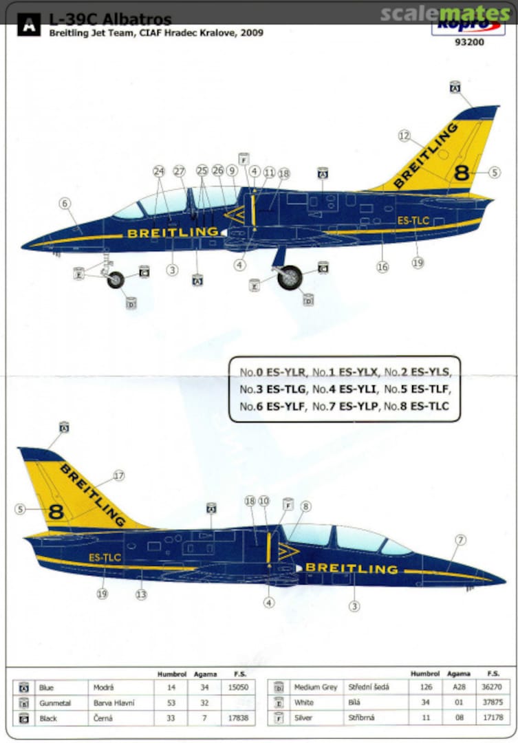 Contents Aero L.39C Breitling Jet Team 93200 Kopro