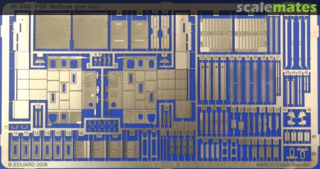 Boxart F6F gun bay 48588 Eduard