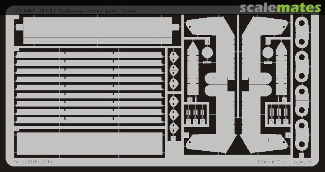 Boxart M1A1 Exhaust Cover Late (Iraq) 35600 Eduard