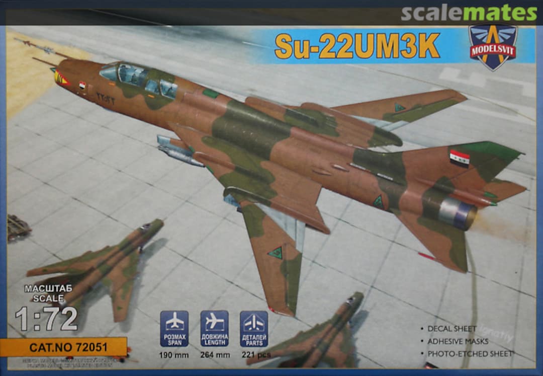 Boxart Su-22UM3K 72051 ModelSvit