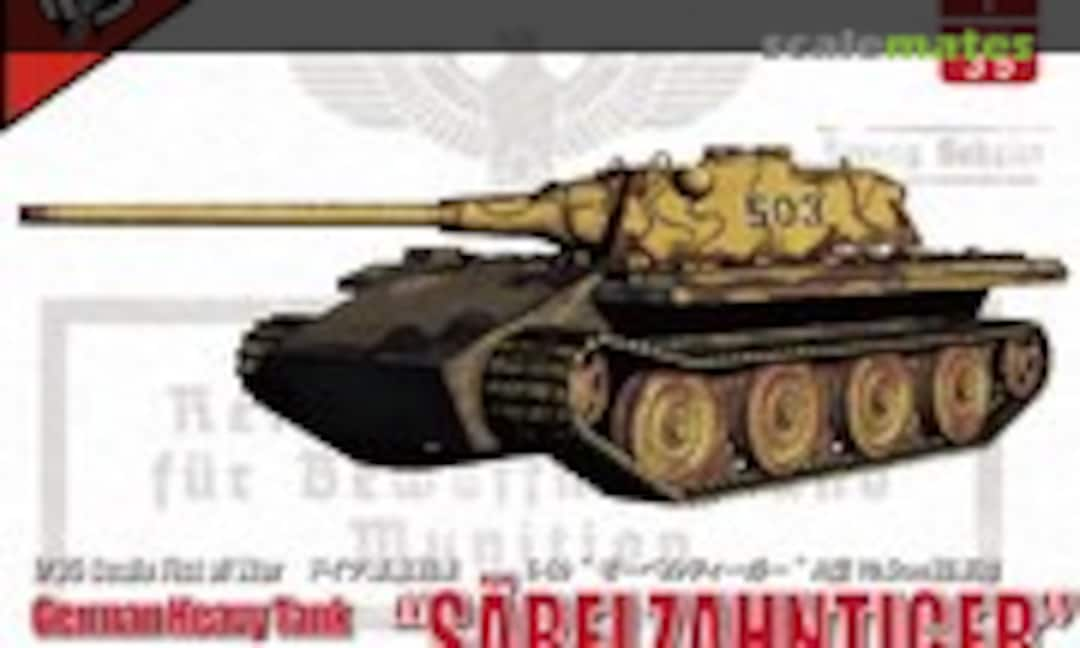 1:35 German Heavy tank &quot;Säbelzahntiger&quot; E-60 Ausf.A 10.5cm Kwk (Modelcollect UA35020)