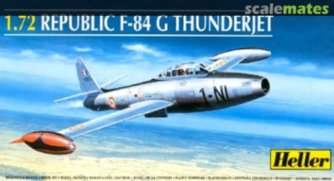 Boxart Republic F-84 G Thunderjet 80278 Heller