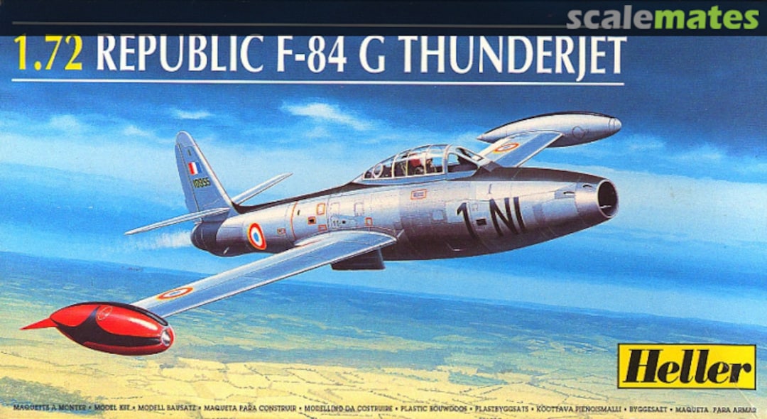 Boxart Republic F-84 G Thunderjet 80278 Heller