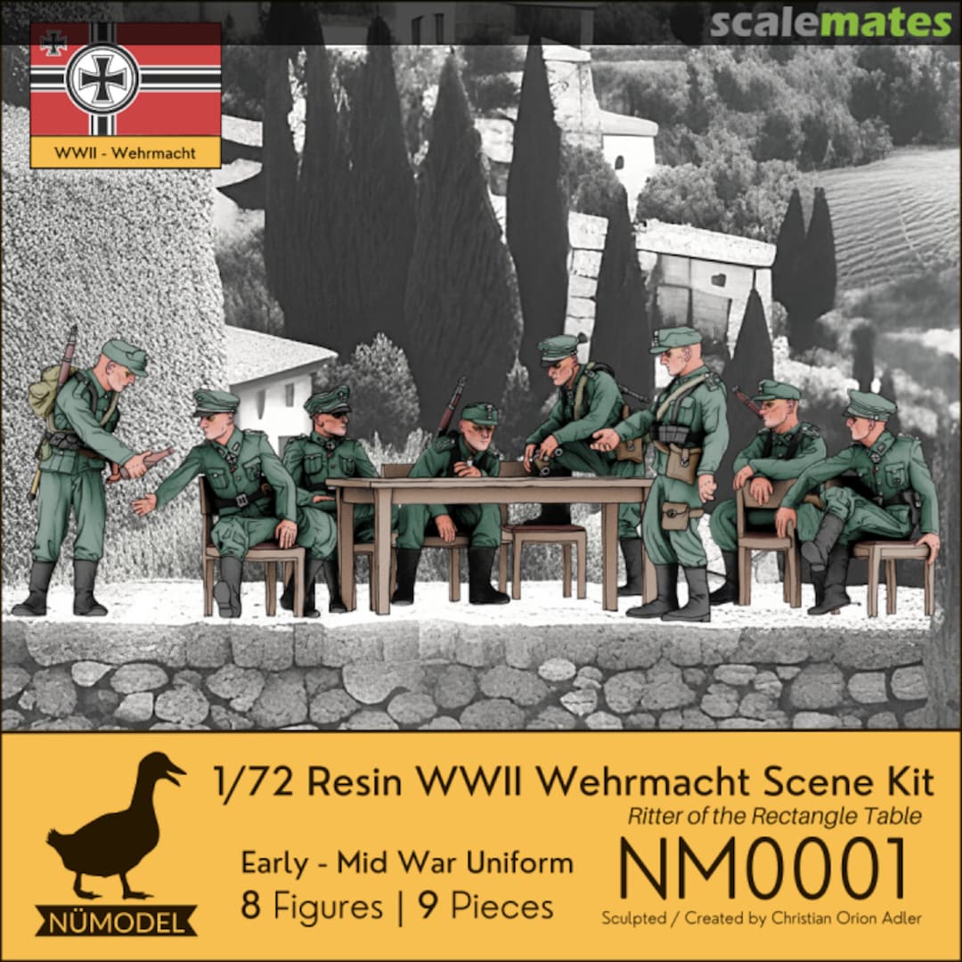 Boxart WWII Wehrmacht Scene Kit "Table Talk" NM0001 NUMODEL