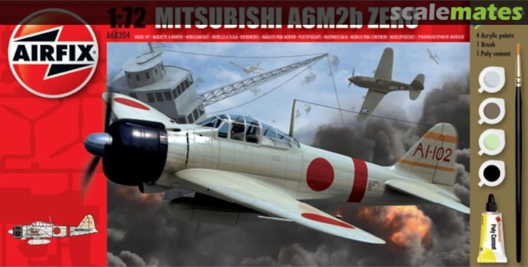 Boxart Mitsubishi A6M2b Zero A68204 Airfix