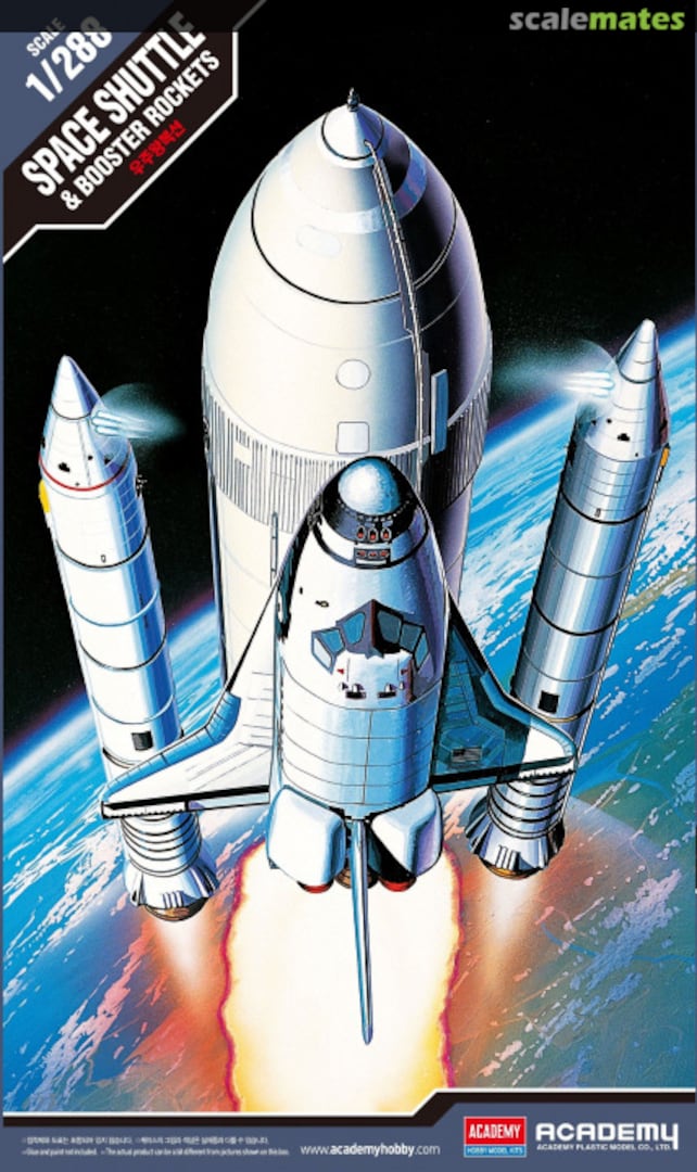 Boxart SPACE SHUTTLE & BOOSTER ROCKETS 12707 Academy