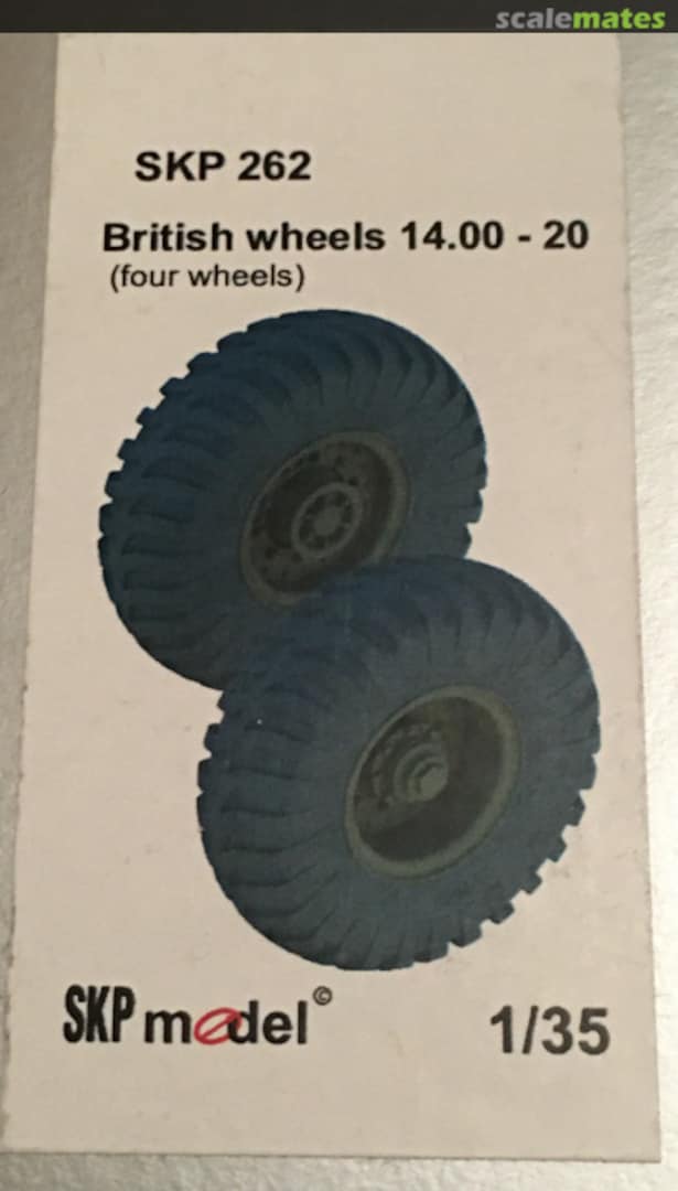 Boxart British wheels 14.00 - 20 Dorchester SKP 262 SKP model