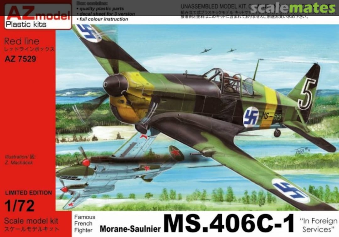 Boxart MS.406C-1 AZ7529 AZmodel