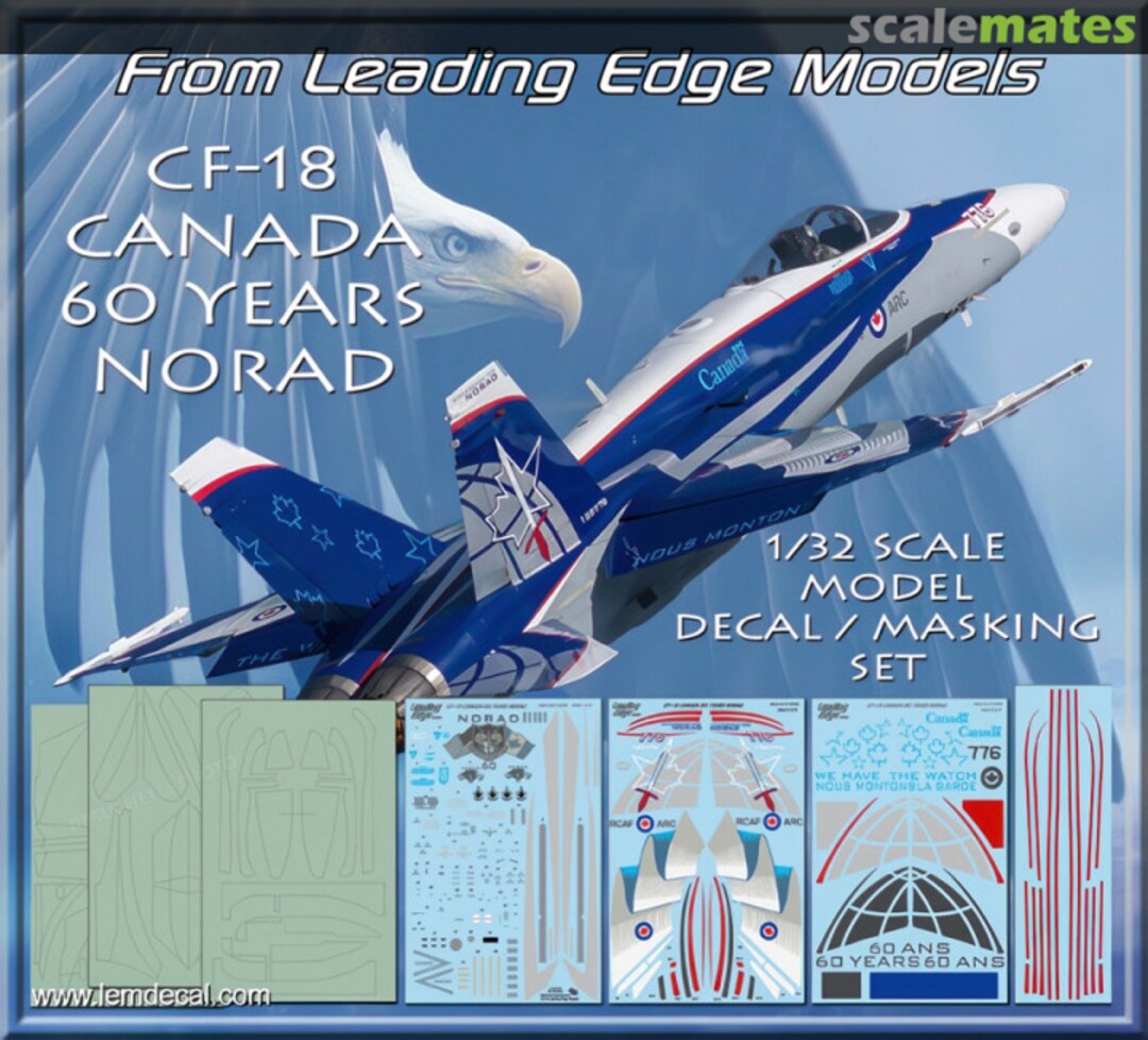 Boxart CF-18 Canada 60 Years NORAD 32.95 Leading Edge