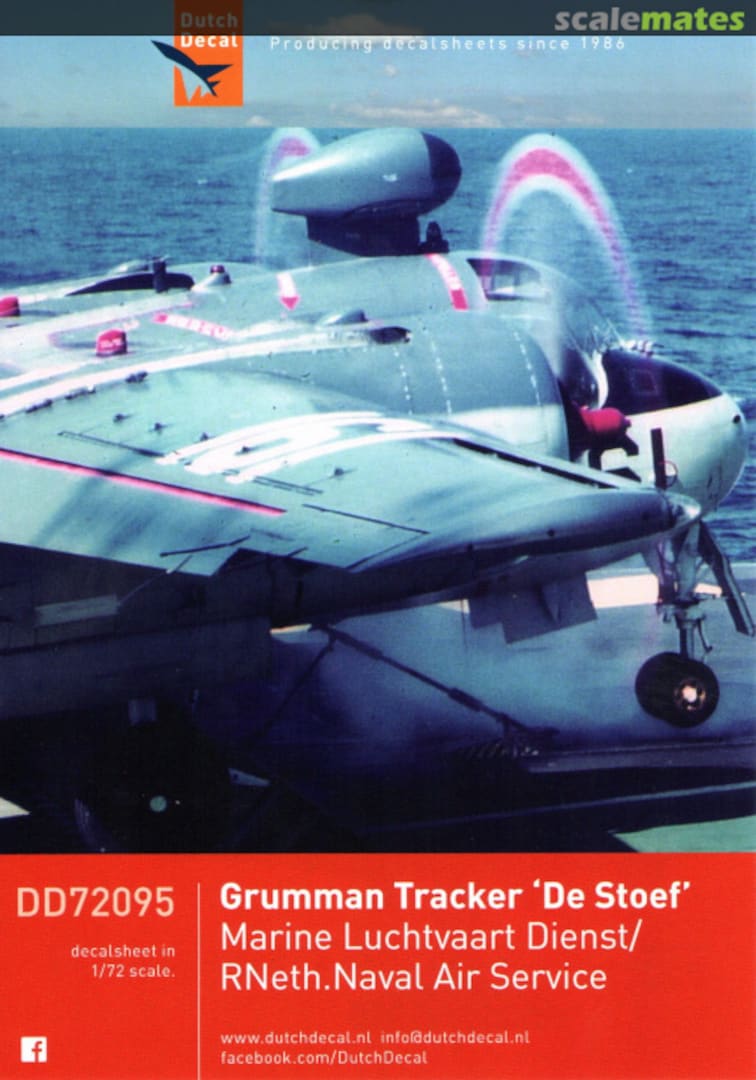 Boxart Grumman Tracker 'De Stoef' DD72095 Dutch Decal